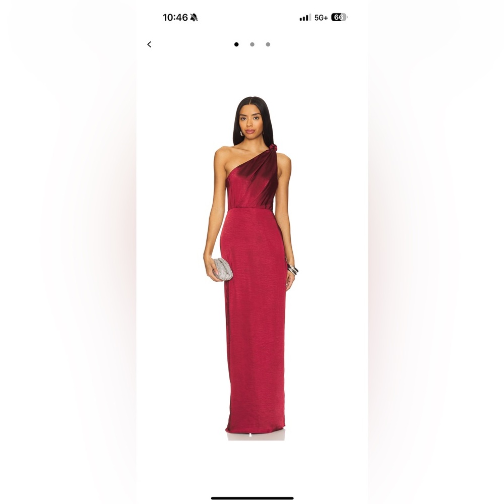 Bella Gown in Cabernet